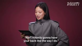 مصاحبه با کیم جنی بلک پینک چقدر آهنگ های خودش رو میشناسه؟ (چالش لیریک آهنگ)