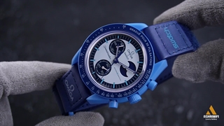 ساعت مچی امگا سواچ Omega x Swatch Speedmaster Super Blue