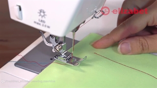 آموزش دوخت ساده (راسته دوزی) و رفت‌و‌برگشتی با چرخ خیاطی