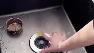 صافی سینک کلید دار