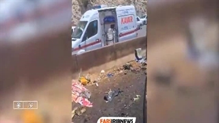 واژگونی اتوبوس زائران قیروکارزینی مشهد