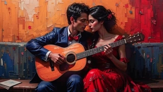 گیتار فلامنکو اسپانیایی - فضای آرامش‌بخش کافه، سازهای زهی برای کار، مطالعه |  ۶۶