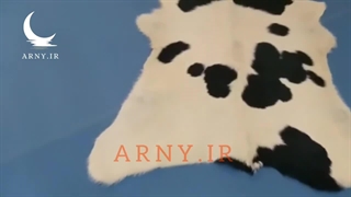 پوست گوساله سفید مشکی