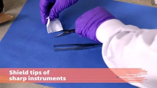 نحوه پک کردن برای استریلیزاسیون ، چسب اتوکلاو و کاغذ کرپ