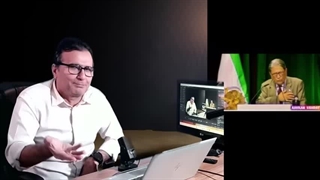 14040508: علیرضا نوری زاده در حال خر کردن رضا پهلوی و حامیانش.