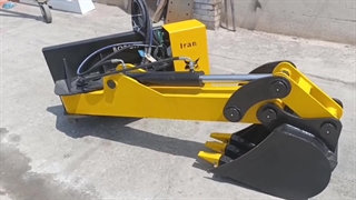 تولید و فروش جلوبند بیل بکهو زاویه دار برای انواع مینی لودر بابکت | ایران بابکت