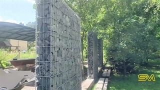 آموزش نصب توری گابیون | راهنمای اجرای دیوار سنگی