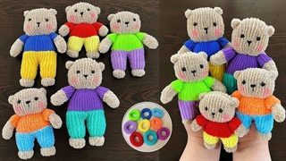 جاکلیدی خرس تدی شیک با کش مویی