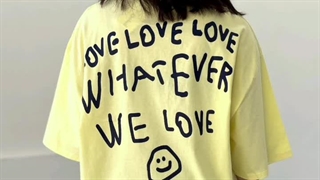 تیشرت باکسی استیکر - آستین کوتاه