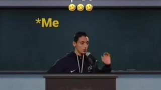 وقتی میری که درس ارائه بدی رفیقات