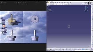 مدلسازی با دستورهای pocket و Shaft در(CATIA)