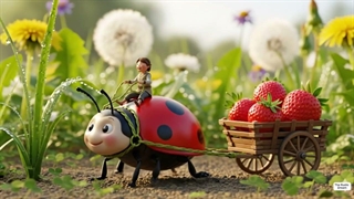 انیمیشن راز شیرین پنهان در اعماق باغ توت فرنگی