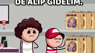 Küçük Kardeşim Alış Veriş Yaparken آموزش زبان ترکی استانبول با فیلم