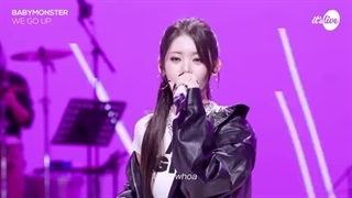 اجرای زنده اهنگ WE GO UP از بیبی مانستر در it's live