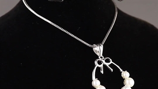 گردن‌آویز بدون زنجیر مروارید نهال