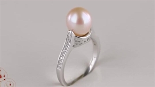 انگشتر نقره مروارید شهین