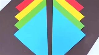 آموزش ساخت فرفره رنگی