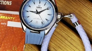 ساعت لاکچری امگا سی‌مستر آکوا ترا | Omega Seamaster Aqua Terra Sky Blue 