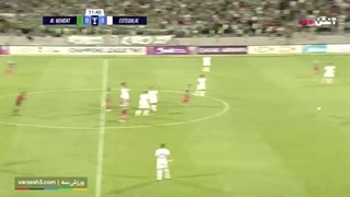 خلاصه بازی استقلال 1-1 الوحدات اردن