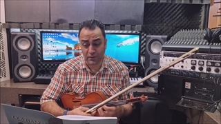 آموزش ویولن گلبانگ 3  نوازش ایمان ملکی