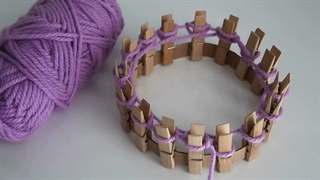 بافت کلاه زمستانه آسان بدون قلاب و میله