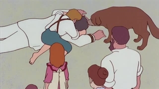 کارتون دکتر ارنست رابیسون ۱۹۸۱-تجدید دیدار غم انگیز/تجمع غمگین برای خاکسپاری کاپیتان  کشتی-فصل۱-قسمت دهم