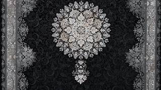 فرش 700 شانه تراکم 2550 از کالکشن لکسون سرمه ای (مشکی) کد E8085 فرش متحد آسیا - اقساط تا سال 1410