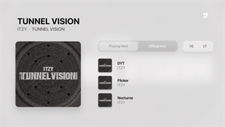 بی کلام آهنگ tunnel vision از ایتزی