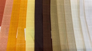 رنگ بندی پرده های حریر بافت دار