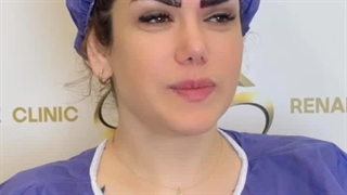 رضایت مراجعه کننده عزیز از کاشت ابروی طبیعی