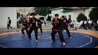 نمایش شاگردان آکادمی مرکزی هاپکیدو در مدرسه نمونه دولتی لاریجانی آمل