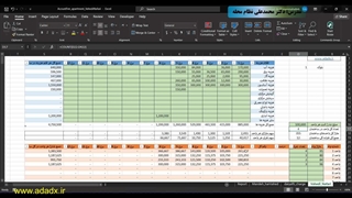 آموزش اکسل حسابداری مدیر ساختمان با شارژ نفری | نسخه 1404