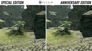 مقایسه نسخه anniversary و special edition بازی Skyrim V
