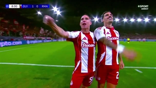 گل اول المپیاکوس به رئال