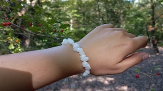 دستبند کوارتز سفید