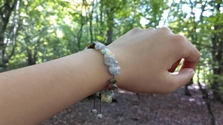 دستبند سیترین اوناکیت و لابرادوریت