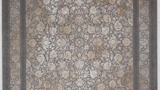 فرش 1200 شانه تراکم 3600 کد E131057 مدرن نقره ای طلایی فرش متحد آسیا - اقساط تا سال 1410