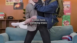 چان داره تغییر شکل میده از کانگورو به کولا