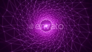 دانلود فوتیج ویدیو بک گراند پارتیکل بنفش Purple Abstract Background