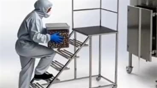 پله استیل دارویی سفارشی؛ مناسب اتاق‌های تمیز و خطوط فرآیندی