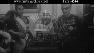 شرفیابی افسران ارشد شاهنشاهی به حضور محمدرضا شاه پهلوی