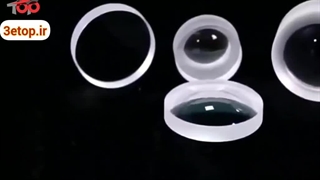 فیلتر دی کروییک شیشه ای 120 در 120 میلی‌متری 45 درجه منعکس‌کننده نور مرئی مادون قرمز عبوردهنده مادون قرمز 1064 نانومتر