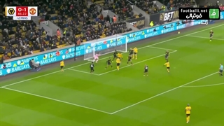 گل اول ولورهمپتون به منچستر یونایتد (جین بلگارد)