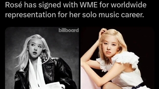 رزی برای مدیریت فعالیت‌های جهانی خودش در زمینه موسیقی با WME قرارداد بست