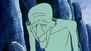 کارتون شب های عربی:ماجراهای سندباد ۱۹۷۵/۱۹۷۶-پیرمرد هیولای بز نمای شاخدار مرموز بر پشت سند باد/شکستن تخم سیمرغ -قسمت چهارم