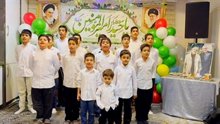 اجرای سرود توسط گروه سرود شعبه امام هادی علیه‌السلام