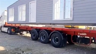 ویدیو جابه جایی و حمل و نقل خانه پیش ساخته - زیباسازان کردان