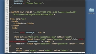 072 - فرم تک صفحه‌ای با اعتبارسنجی - اموزش php لیندا - جلال محمدزاده