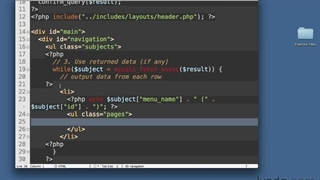 100 - افزودن صفحات به موضوعات ناوبری - اموزش php لیندا - جلال محمدزاده