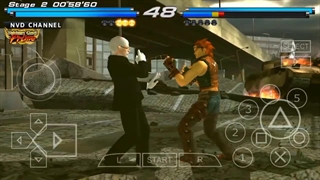 گیم پلی کارکتر سباستین تیکن تگ ۲ PSP